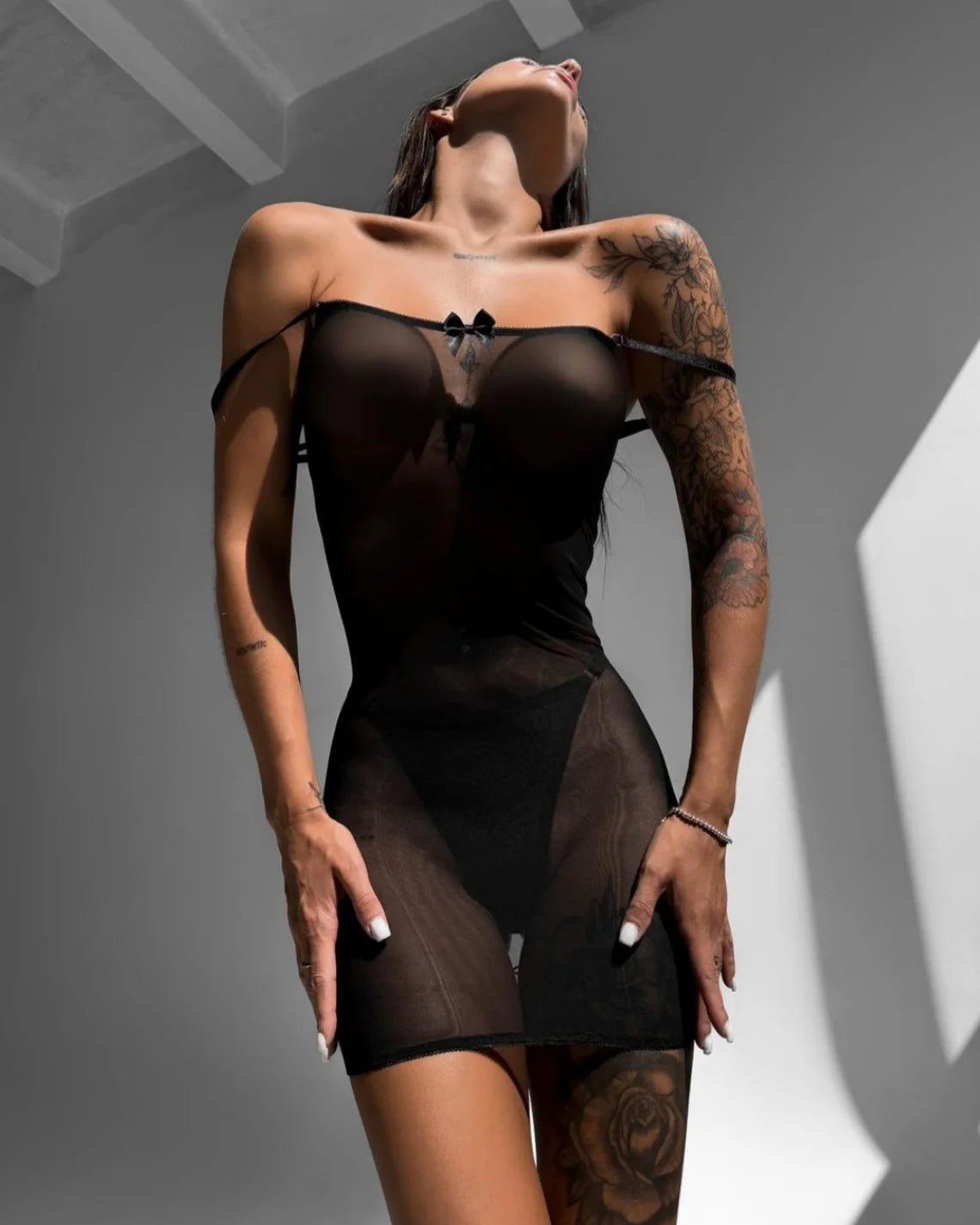 Livia Mesh Dress Set