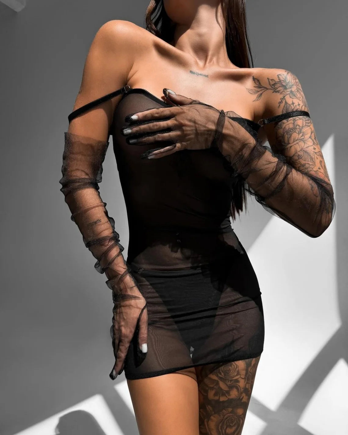 Livia Mesh Dress Set